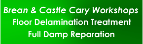 Brean & Castle Cary Workshops, Caravan floor delamination treatment, Caravan damp reparation
